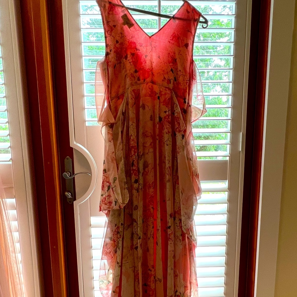 Anthropologie lovely summer maxi dress, size 10.
